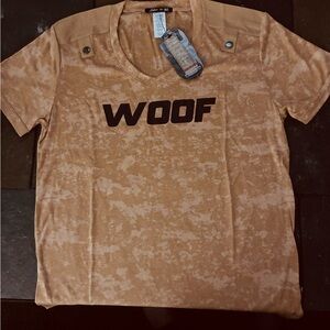 Andrew Christian WOOF V-Neck Burnout Tee